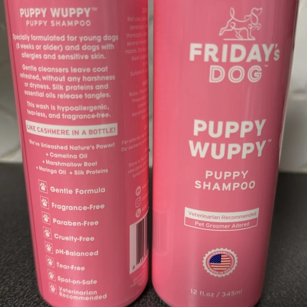 Fridays dog Puppy Shampoo bundle of two